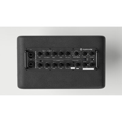 MUSICCUBE - 120 W Class-D stereo multifunction loudspeaker designed for high-standard sound reinforcement, DSP, 2 speakers, black