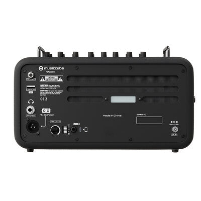 MUSICCUBE - 120 W Class-D stereo multifunction loudspeaker designed for high-standard sound reinforcement, DSP, 2 speakers, black