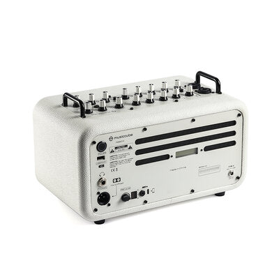MUSICCUBE - 120 W Class-D stereo multifunction loudspeaker designed for high-standard sound reinforcement, DSP, 2 speakers, white