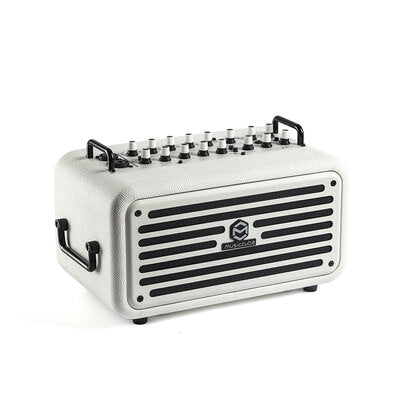 MUSICCUBE - 120 W Class-D stereo multifunction loudspeaker designed for high-standard sound reinforcement, DSP, 2 speakers, white