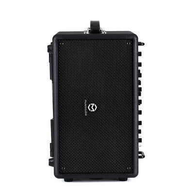 MUSICCUBE - 140 W portable loudspeaker system, 2 guitar inputs and 2 microphones / instruments, 2 x 6" woofer, 4 x 2" mid-tweeter, internal recording function of the loudspeaker through the APP software, black