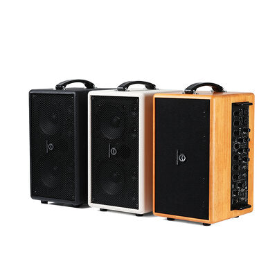 MUSICCUBE - 140 W portable loudspeaker system, 2 guitar inputs and 2 microphones / instruments, 2 x 6" woofer, 4 x 2" mid-tweeter, internal recording function of the loudspeaker through the APP software, black