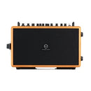 MUSICCUBE - 140 W portable loudspeaker system, 2 guitar inputs and 2 microphones / instruments, 2 x 6" woofer, 4 x 2" mid-tweeter, internal recording function of the loudspeaker through the APP software, oak