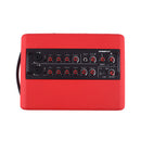 MUSICCUBE - M3 - Red - 200 W versatile portable instrument loudspeaker designed for outdoor musicians, 2 x 5.25" NdFeB full range speakers, live streaming capabilities, battery operated, red