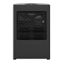 MUSICCUBE - 320 W high-performance active subwoofer, 2 x 9" long-excursion woofers, unique airflow guide hole, black