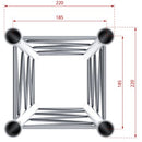 DECO22Q-PT200  - 220 mm aluminium square truss - Length: 200 cm
