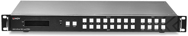 Matrice HDMI 18G con Scaler Video Wall Seamless, 8x8