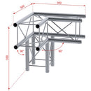 DECO22Q-AG02  - 220 mm Quatro side piece - 3 directions - 90° - 50 cm
