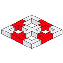 DECO22Q-AG03  - 220 mm Quatro side piece - 3 directions - 90° - 50 cm