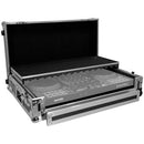 Flight case FLX10 - Flight case to protect the DJ controller Pioneer FLX10, 9 mm plywood design, high-density inner foam, metal-reinforced corners