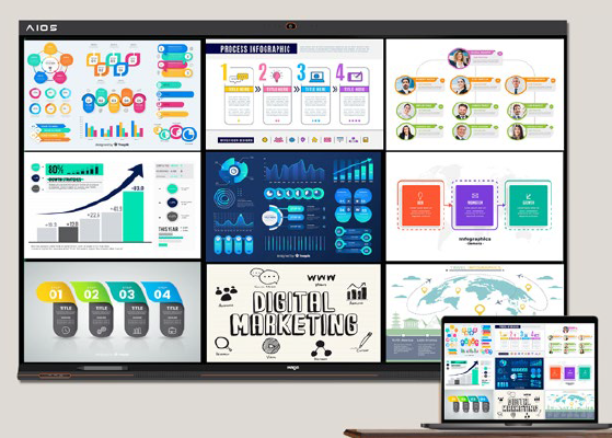 Monitor interattivo IMAGO Edu Board IMB-86-EDU 86" ad alte performance