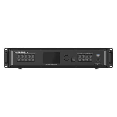 NovaStar - VX2000 Pro - All-in-one controller, 2 x HDMl 2.0, DP 1.2 and 12G-SDl, providing 4K pixel-to-pixel display, 20 Ethernet ports, 13 million pixels