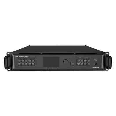 NovaStar - VX2000 Pro - All-in-one controller, 2 x HDMl 2.0, DP 1.2 and 12G-SDl, providing 4K pixel-to-pixel display, 20 Ethernet ports, 13 million pixels