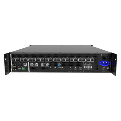 NovaStar - VX2000 Pro - All-in-one controller, 2 x HDMl 2.0, DP 1.2 and 12G-SDl, providing 4K pixel-to-pixel display, 20 Ethernet ports, 13 million pixels