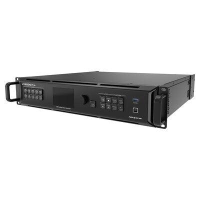 NovaStar - VX2000 Pro - All-in-one controller, 2 x HDMl 2.0, DP 1.2 and 12G-SDl, providing 4K pixel-to-pixel display, 20 Ethernet ports, 13 million pixels