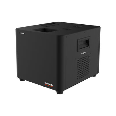 Sparkular - 400 W vertical colored flame effect machine, up to 10 meters in five colors, DMX, 9 - 60 V pyro signal