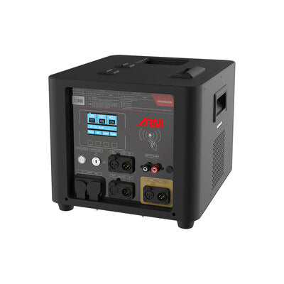 Sparkular - 400 W vertical colored flame effect machine, up to 10 meters in five colors, DMX, 9 - 60 V pyro signal