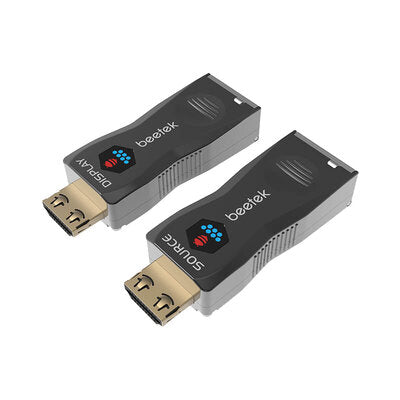 Beetek - Ultra-compact 4K HDMI 2.0 fiber optic extender