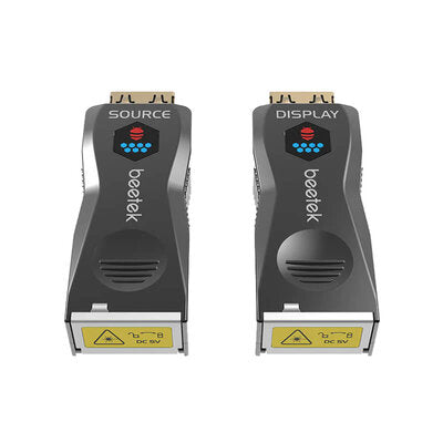 Beetek - Ultra-compact 4K HDMI 2.0 fiber optic extender