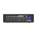 PIXELHUE - 8 x DP 1.2 / HDMI 2.0 + 4 x 12G-SDI inputs, 4 x 12G-SDI outputs, 8 x HDMI 2.0 outputs presentation switcher, Dante Audio networking, with flight case
