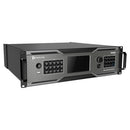 PIXELHUE - 8 x DP 1.2 / HDMI 2.0 + 4 x 12G-SDI inputs, 4 x 12G-SDI outputs, 8 x HDMI 2.0 outputs presentation switcher, Dante Audio networking, with flight case