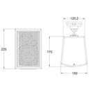 Audiophony - MIO-Sat440b - 40 W Swivel-mountedWall speakers (price for carton of 2 pcs)