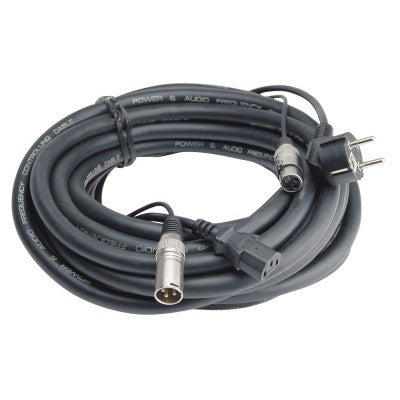 Audiophony - CDUO-20  - VDE/IEC - Male XLR/Female XLR hybrid audio cable - 20 m