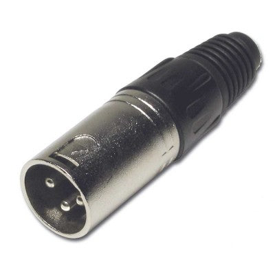 Audiophony - FXM/CH  - Male XLR connector - Chromium plating