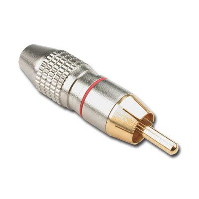 Audiophony - RCA910/RO  - Male RCA connector for pro cable - Red