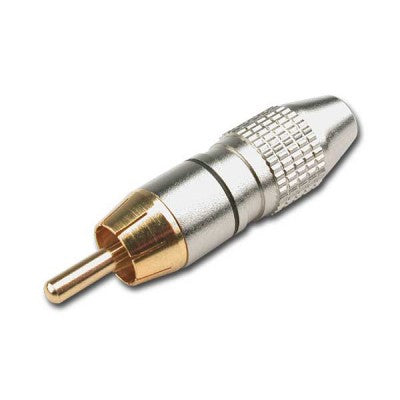 Audiophony - RCA910/NO  - Male RCA connector for pro cable - Black