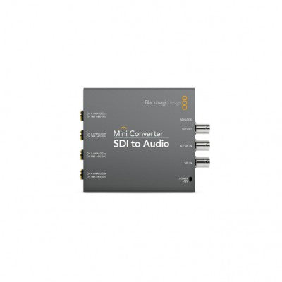 Blackmagic Design - SDI audio de- embedder to 8 CH AES/EBU or 4 CH analog audio