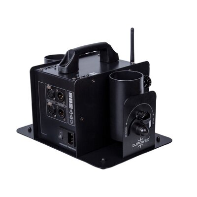 DJPower - 2-output electric confetti machine, long output distance, various color confetti cannons for option