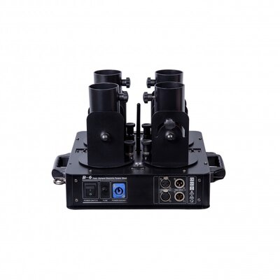 DJPower - 4-output electric confetti machine, long output distance, various color confetti cannons for option