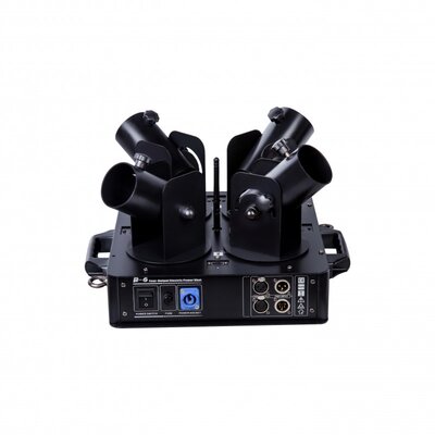 DJPower - 4-output electric confetti machine, long output distance, various color confetti cannons for option