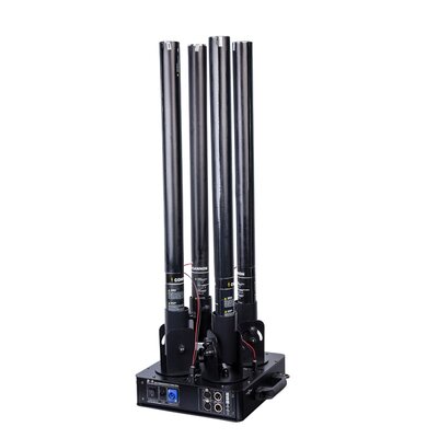 DJPower - 4-output electric confetti machine, long output distance, various color confetti cannons for option