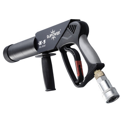 DJ Power - X-5 - Handheld CO2 gun, powerful output up to 6 - 8 m, low CO2 consumption, 2 kg weight