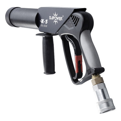 DJ Power - X-5 - Handheld CO2 gun, powerful output up to 6 - 8 m, low CO2 consumption, 2 kg weight