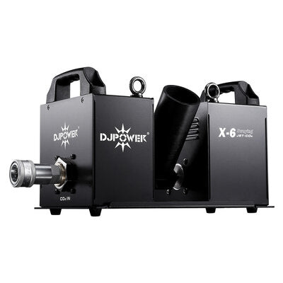 X-6 - Compact sized swing CO2 jet, unique low noise design, 180° adjustable output angle