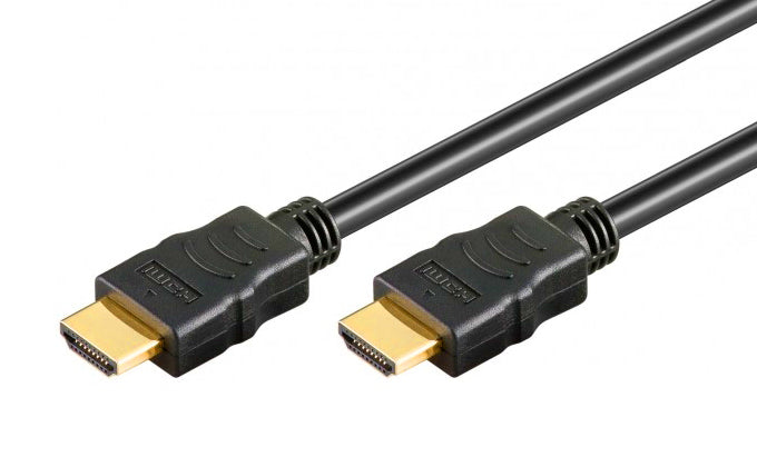 Cavo HDMI M/M UHD 4K con ethernet, contatti dorati e tripla schermatura, 1m