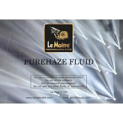 2908 - 4 x 5 LT Purehaze Fluid, water-based, non-toxic and safe fluid for Stadium Hazer / Hazemaster