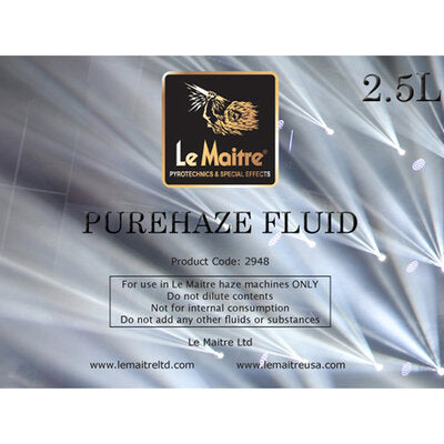 Le Maitre - 2948 - 4 x 2,5 L pure haze fluid for the Neutron and MVS haze machines