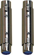 Coppia adattatori audio 2x  XLR f