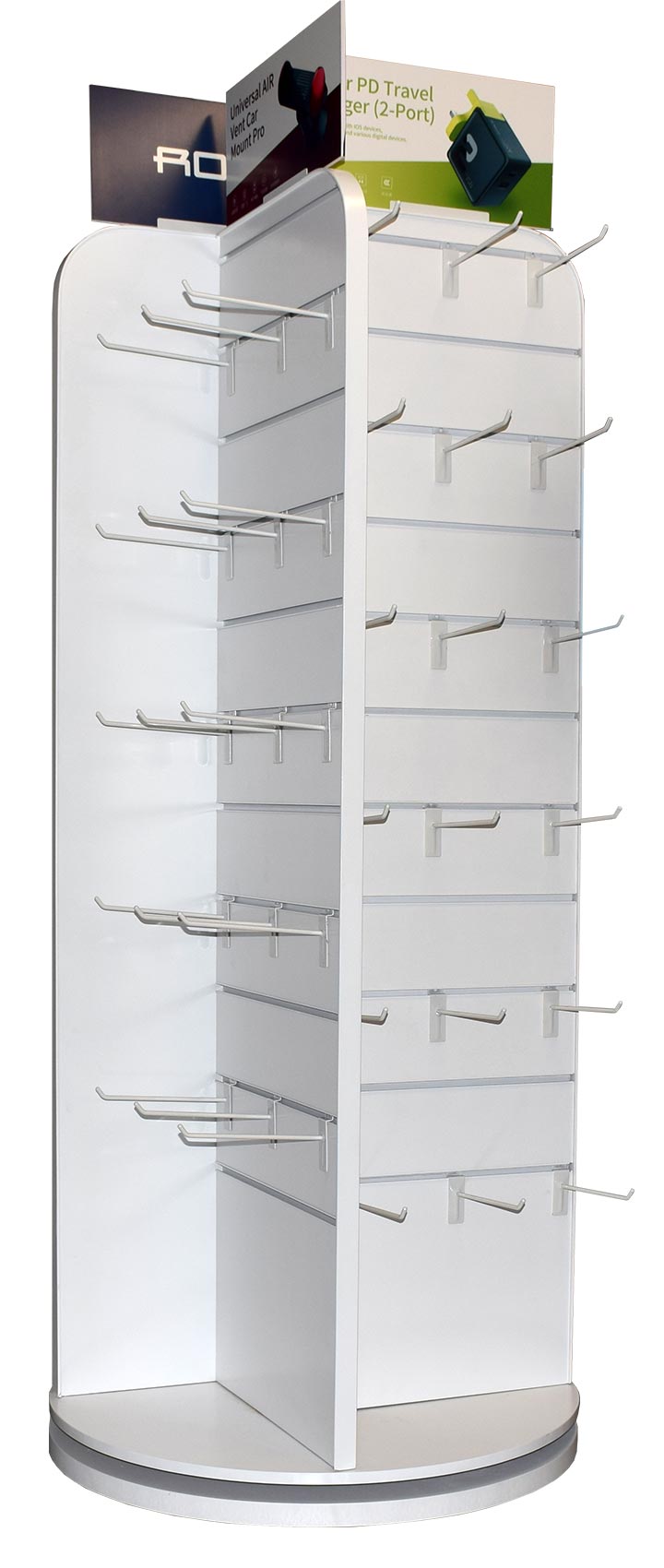 Espositore universale rotante