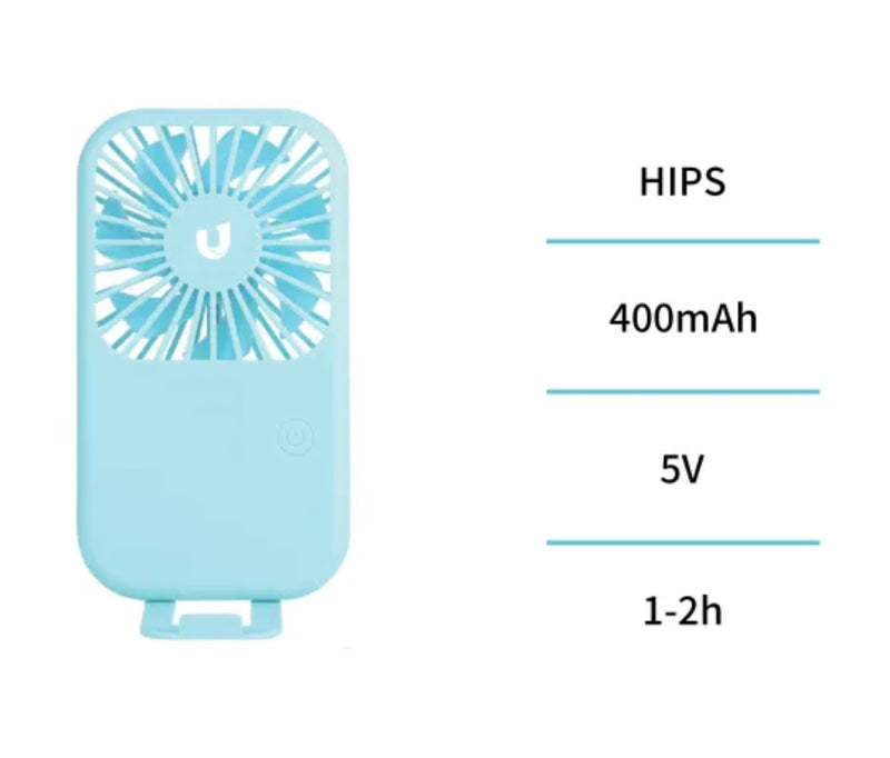 UNICO - Mini ventilatore con porta cellulare