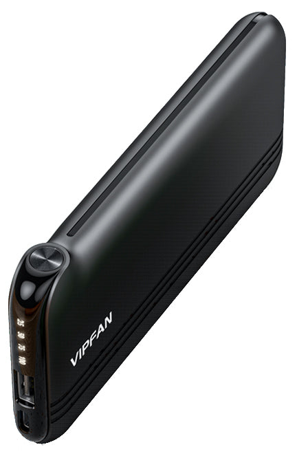 VIPFAN - Power bank 10000mA con 4 cavi