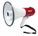 Megafono 15W ricaricabile con sirena e fischietto