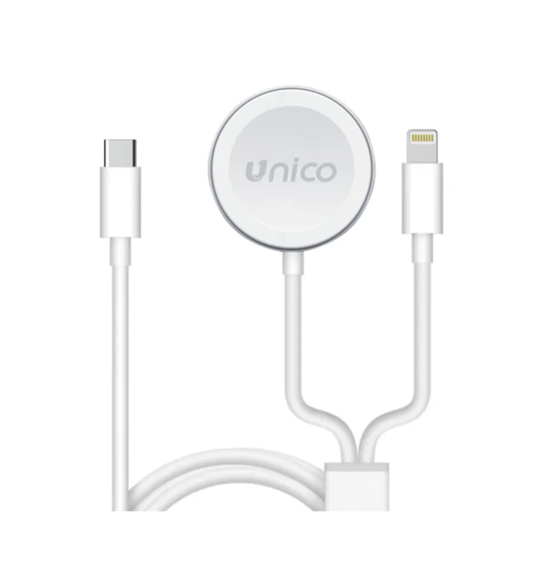 Caricabatterie wireless per orologio 2 in 1