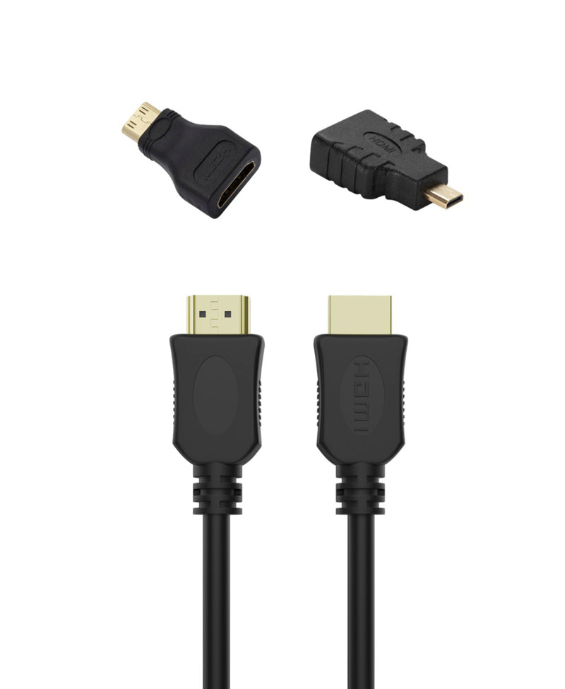 Unico - Cavo HDMI con adattatore mini HDMI