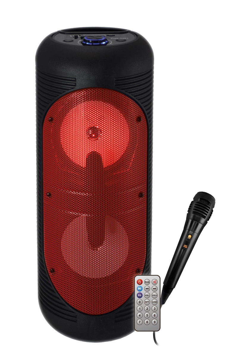 KARMA - Diffusore amplificato 200W PMPO rosso