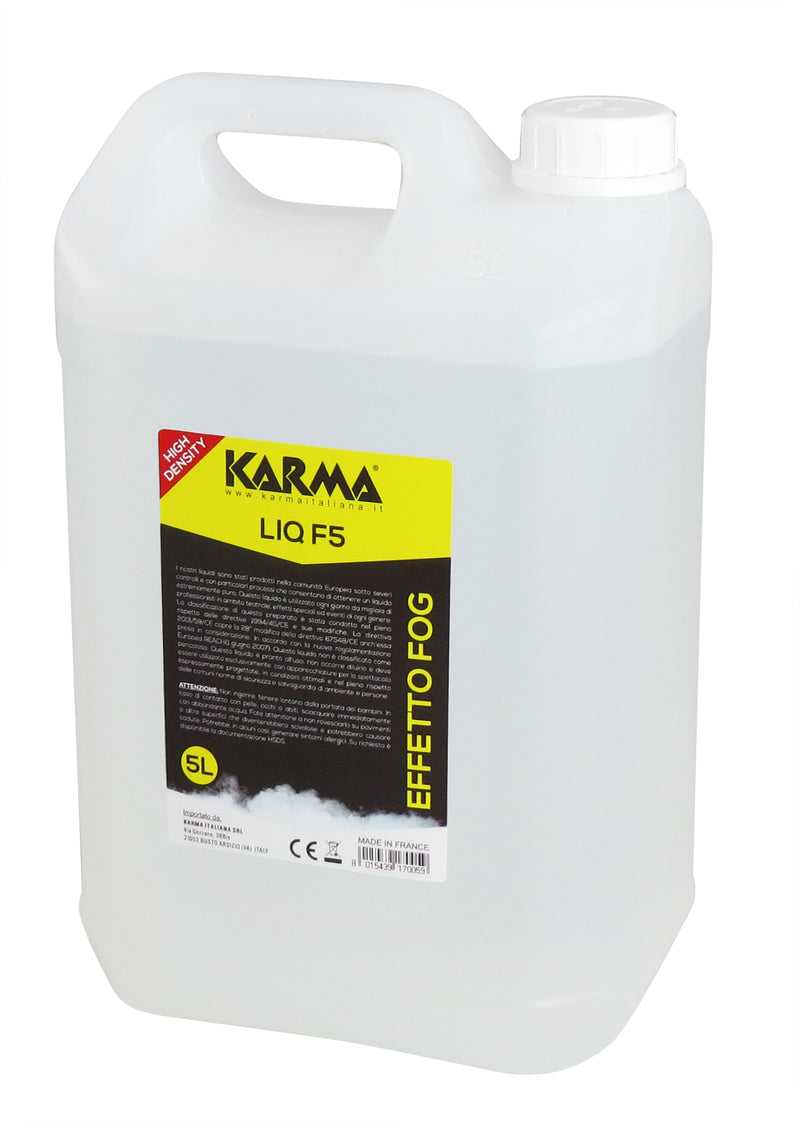 KARMA - Liquido alta densita per Fog machine 5L